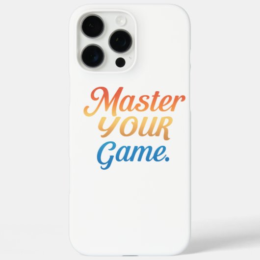 Master uw spel Case-Mate iPhone case (Achterkant)