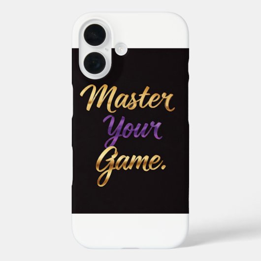 Master uw spel Case-Mate iPhone case (Achterkant)