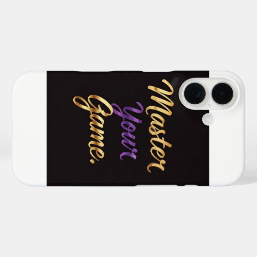 Master uw spel Case-Mate iPhone case (Achterkant (horizontaal))