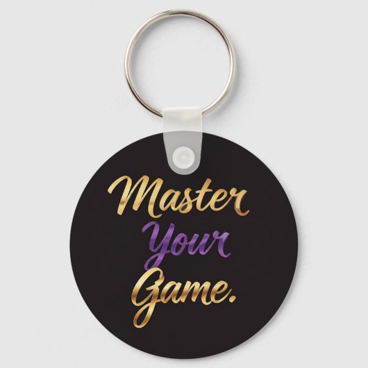 Master uw spel sleutelhanger (Voorkant)