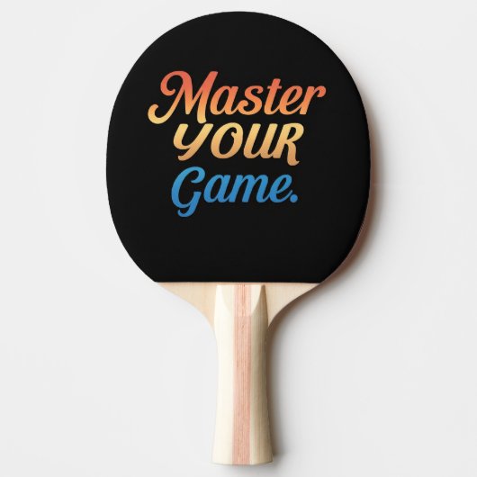 Master uw spel tafeltennisbatje (Voorkant)
