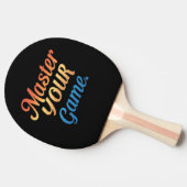 Master uw spel tafeltennisbatje (Zijkant)