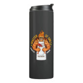 Master van de Grill Vaderdag Cadeau BBQ Chef Papa Thermosbeker (Gedraaid links)