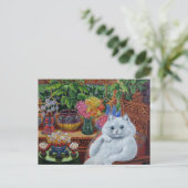 “Master van de kattencollege” door Louis Wain Briefkaart (Staand voorkant)