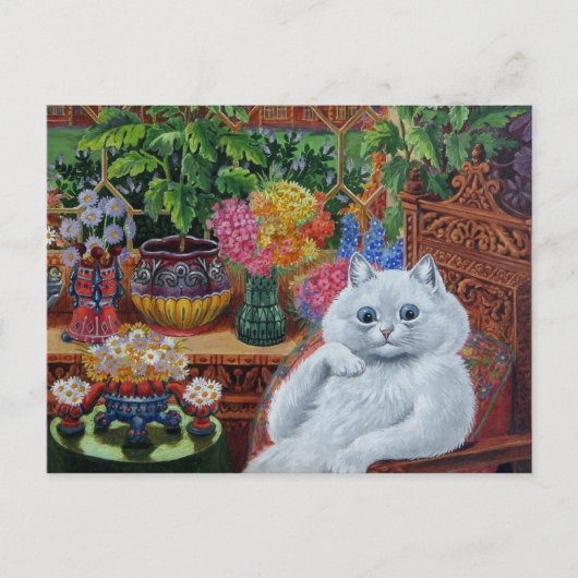 “Master van de kattencollege” door Louis Wain Briefkaart (Voorkant)