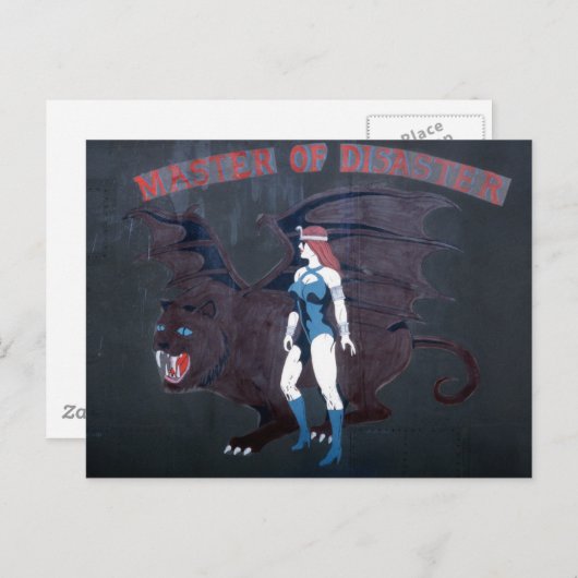 MASTER VAN DE RAMP - B-1B LANCER NOSE ART BRIEFKAART (Voorkant / Achterkant)