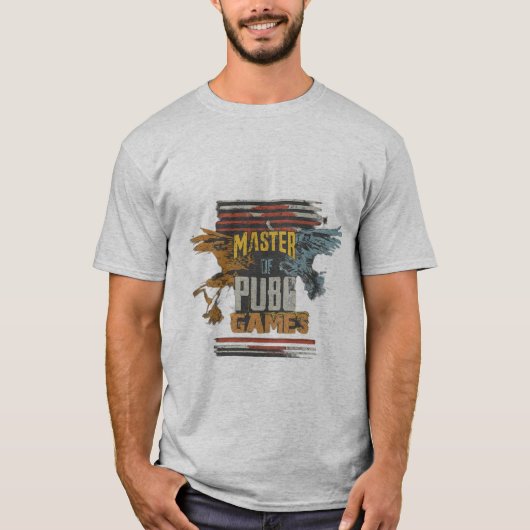 Master van PUBG Games T-shirt (Voorkant)