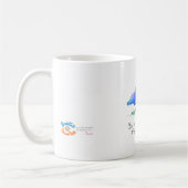 Master van uw Universe Buddha Doodles™-Mok Koffiemok (Links)