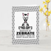 Master van Zebraat, Zebra Kaart (Gele Bloem)