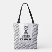 Master van Zebraat, Zebra Tote Bag (Achterkant)