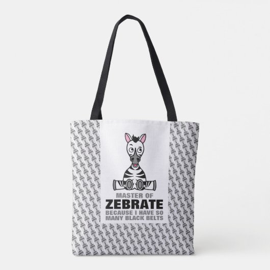 Master van Zebraat, Zebra Tote Bag (Achterkant)