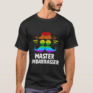 Master Verlegen Papa Ouders Papa Mama Papa Levenss T-shirt
