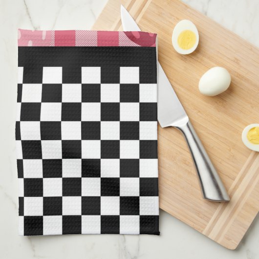 Masterbes en karton theedoek (Quarter Fold)