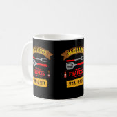 Masterbeugel met persoonlijke weergave, bewerkbare koffiemok (Voorkant links)