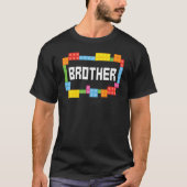 Masterbouwer Brother Bricks Blocks Building Fami T-shirt (Voorkant)