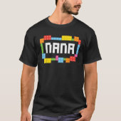 Masterbouwer Nana Bricks Blocks Building Family T-shirt (Voorkant)