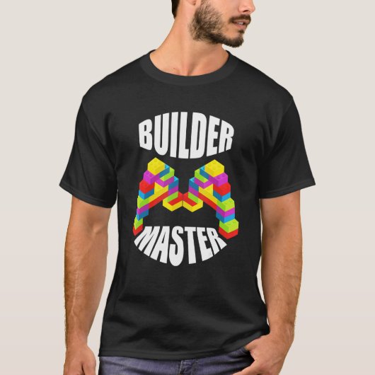 Masterbouwstenen bouwstenen bouwt speelgoed Funny T-shirt (Voorkant)