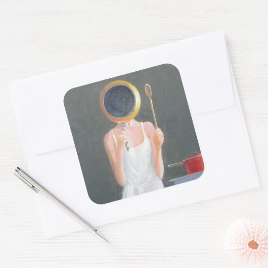 Masterchef 2005 vierkante sticker (Envelop)