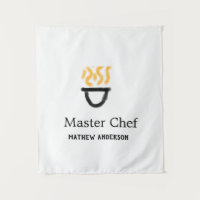 Masterchef voeg naam toe zwarte pan gele rook
