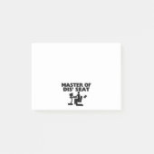 Mastercomputer van de bestuurderszitplaats post-it® notes (Voorkant)