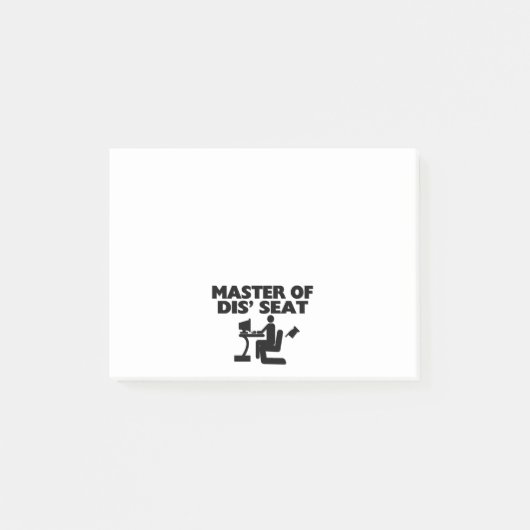 Mastercomputer van de bestuurderszitplaats post-it® notes (Voorkant)