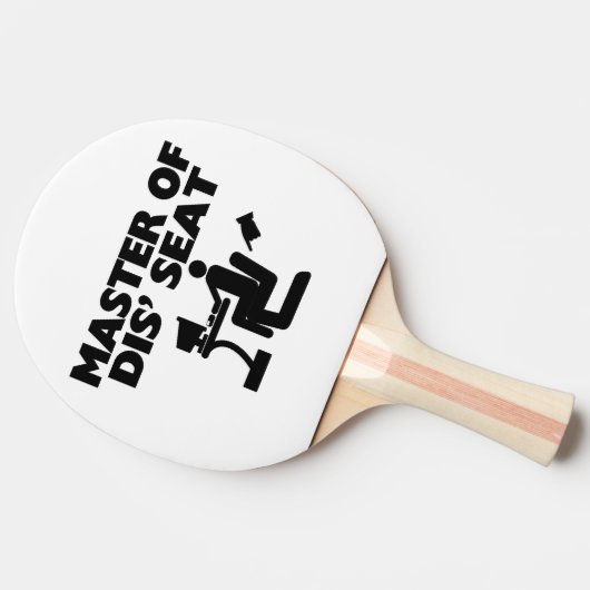 Mastercomputer van de bestuurderszitplaats tafeltennisbatje (Zijkant)