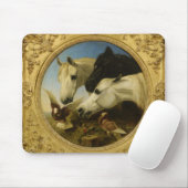 Masterdelpaard en duif schilderen John Herring Muismat (Met muis)