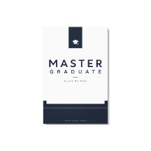 Masterdiploma Afgestudeerd 2026 Canvas op Maat
