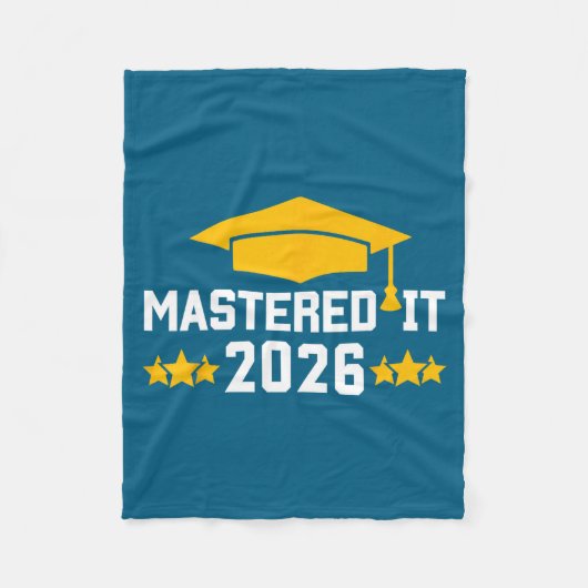 Masterdiploma Afstuderen Beheerst Het Ontwerp Fleece Deken (Voorkant)
