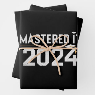 Masterdiploma Beheerst 2024 Masterdiploma  Inpakpapier Vel