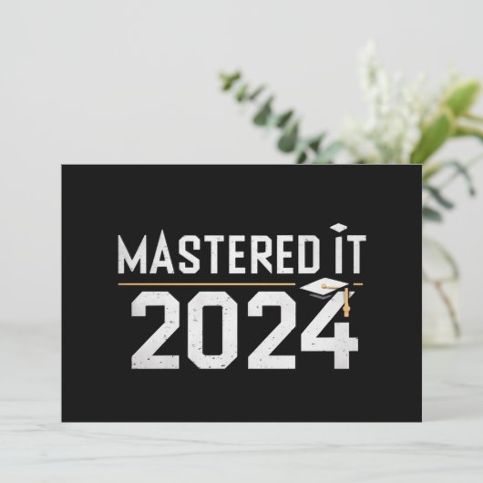 Masterdiploma Beheerst 2024 Masterdiploma  Kaart (Staand voorkant)