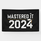 Masterdiploma Beheerst 2024 Masterdiploma  Spandoek (Horizontaal)