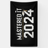 Masterdiploma Beheerst 2024 Masterdiploma  Spandoek (Verticaal)