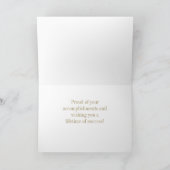 Masterdiploma! Gefeliciteerd afgestudeerd CUSTOM Kaart (Binnen)