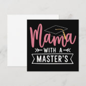 Masterdiploma Mama MBA Masterdiploma Afstuderen Kaart (Voorkant / Achterkant)