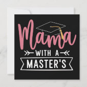 Masterdiploma Mama MBA Masterdiploma Afstuderen Kaart (Voorkant)
