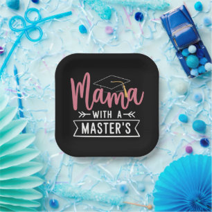 Masterdiploma Mama MBA Masterdiploma Afstuderen Papieren Bordje