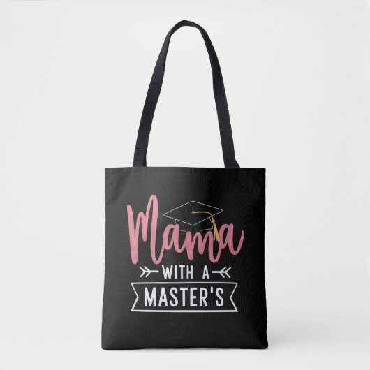 Masterdiploma Mama MBA Masterdiploma Afstuderen Tote Bag (Voorkant)