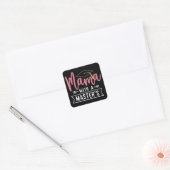 Masterdiploma Mama MBA Masterdiploma Afstuderen Vierkante Sticker (Envelop)