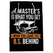 Masterdiploma MBA Masterdiploma Afstuderen  Medium Cadeauzakje (Voorkant)