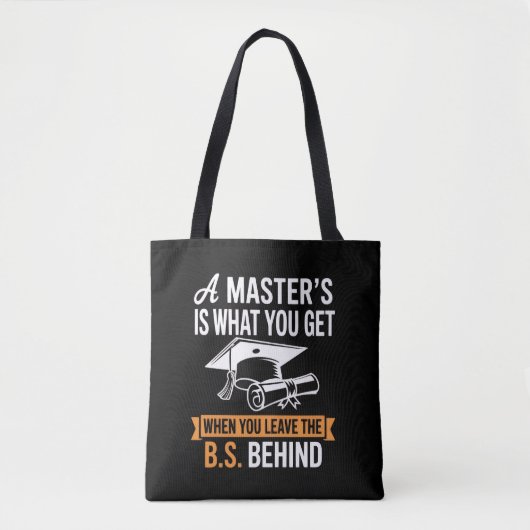 Masterdiploma MBA Masterdiploma Afstuderen  Tote Bag (Voorkant)