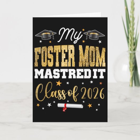 Masterdiploma Mijn pleegmoeder behaalde het Cl Van Kaart (Voorkant)
