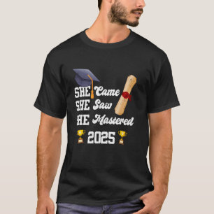 Masterdiploma ZIJ KWAM ZAG BEHEERSTE 2025 Meisjes T-shirt