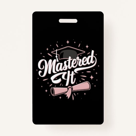 Masterdoctoraat Afstuderen MBA-Afstuderen Badge (Voorkant)