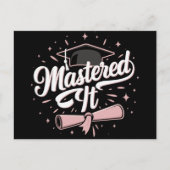 Masterdoctoraat Afstuderen MBA-Afstuderen Briefkaart (Voorkant)