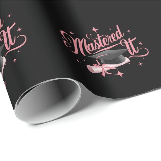 Masterdoctoraat Afstuderen MBA-Afstuderen Cadeaupapier (Rol Hoek)