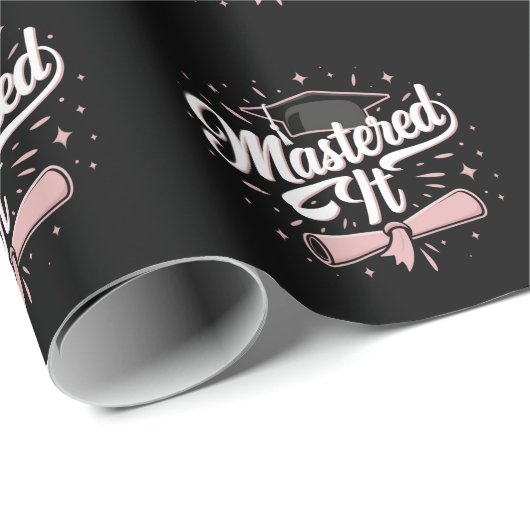 Masterdoctoraat Afstuderen MBA-Afstuderen Cadeaupapier (Rol Hoek)