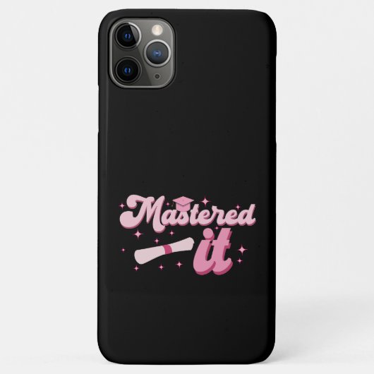 Masterdoctoraat Afstuderen MBA-Afstuderen Case-Mate iPhone Case (Achterkant)