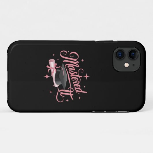 Masterdoctoraat Afstuderen MBA-Afstuderen Case-Mate iPhone Case (Achterkant (horizontaal))