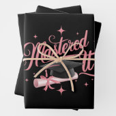 Masterdoctoraat Afstuderen MBA-Afstuderen Inpakpapier Vel (In situ)